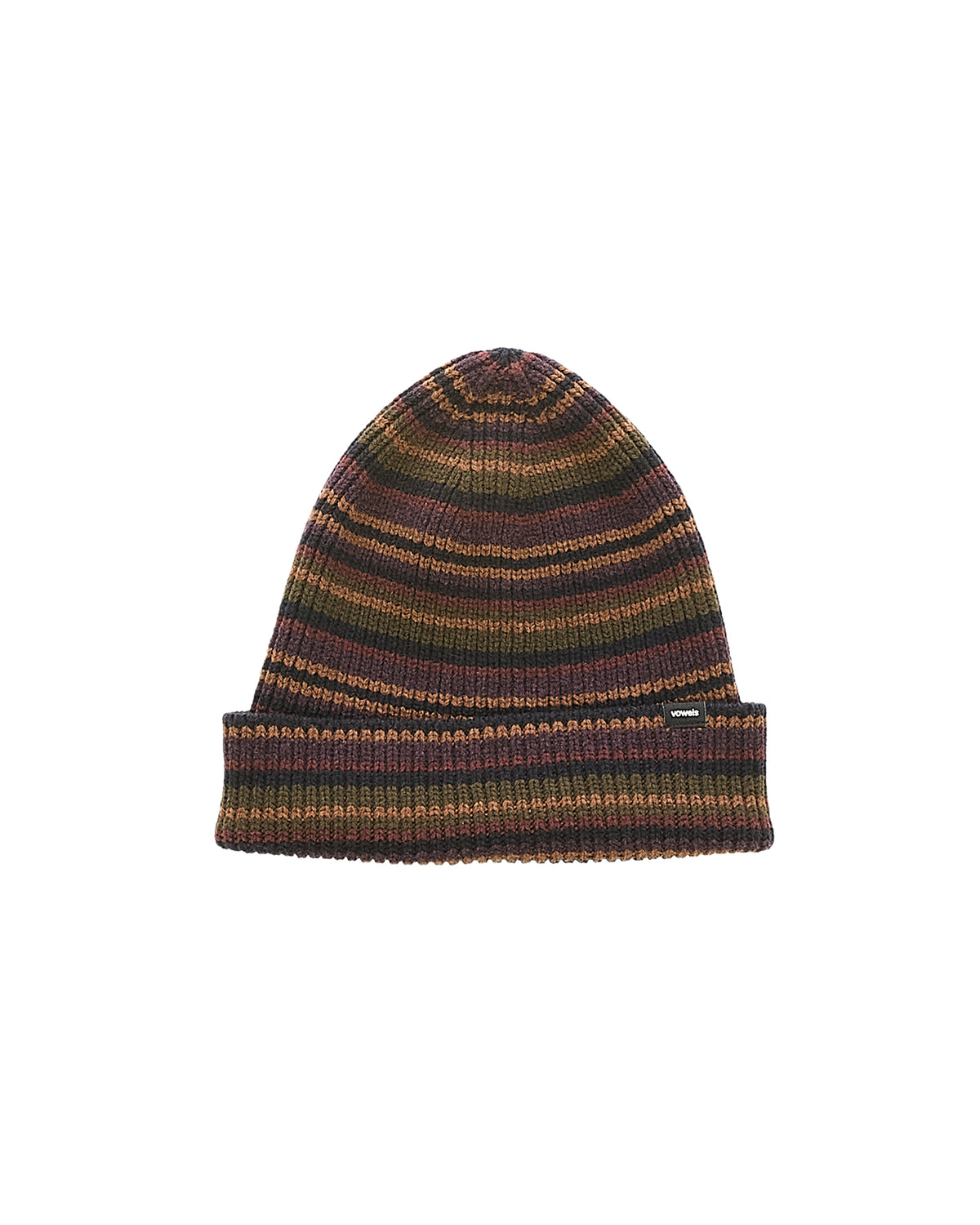 vowels | Striped Wool Blend Beanie