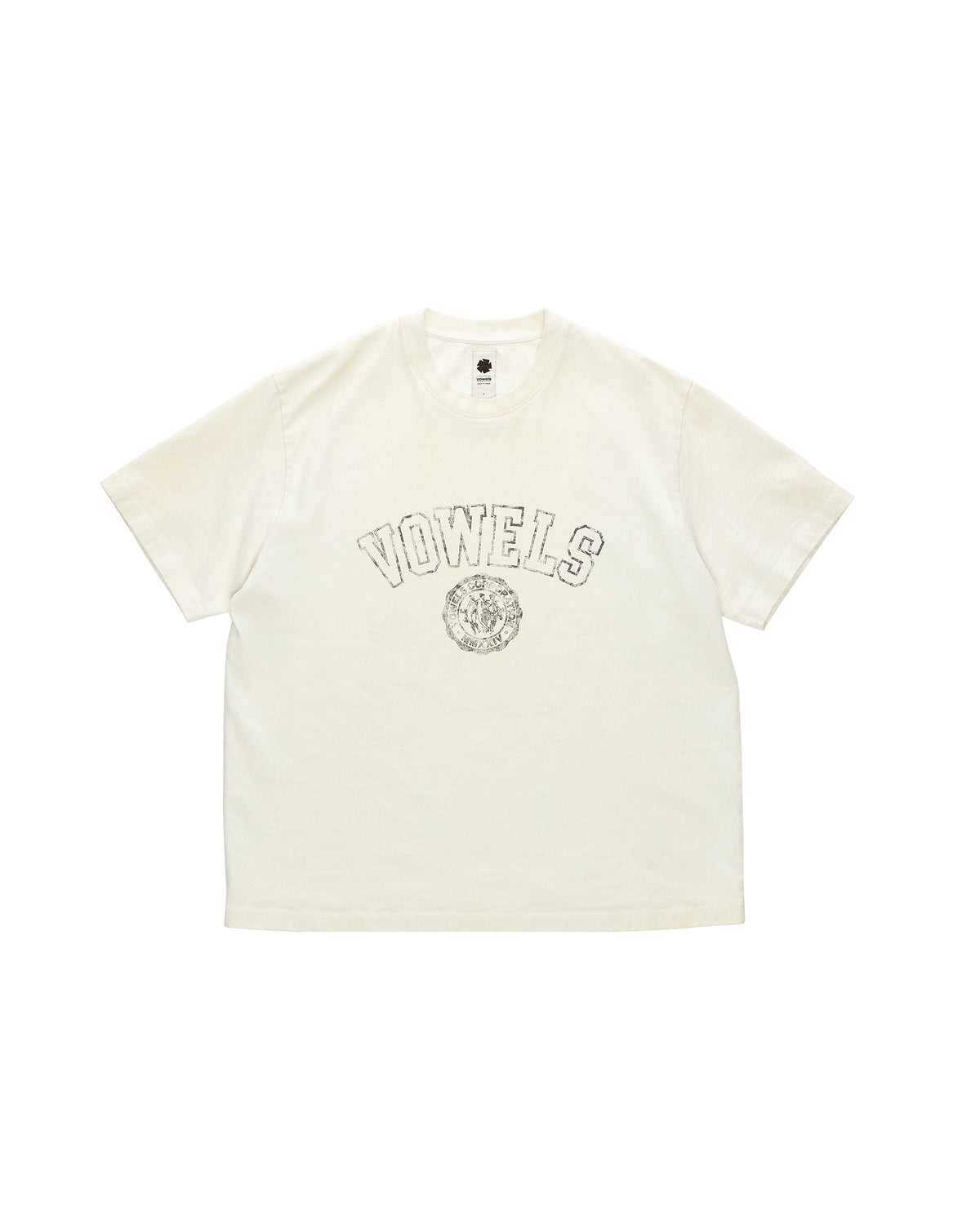Vowels tシャツ vowels | Faded Collegiate Tee