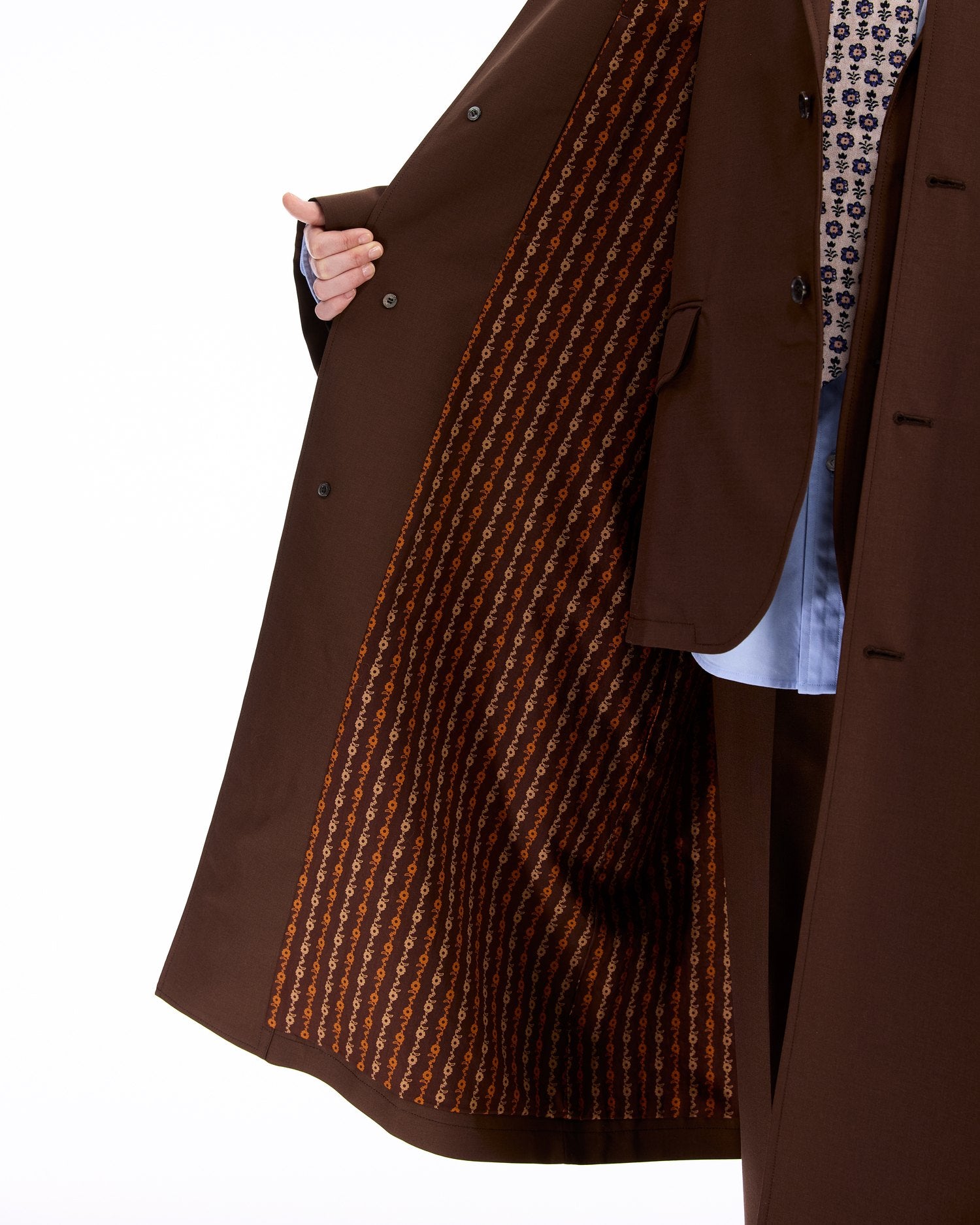 vowels | Split Raglan Coat