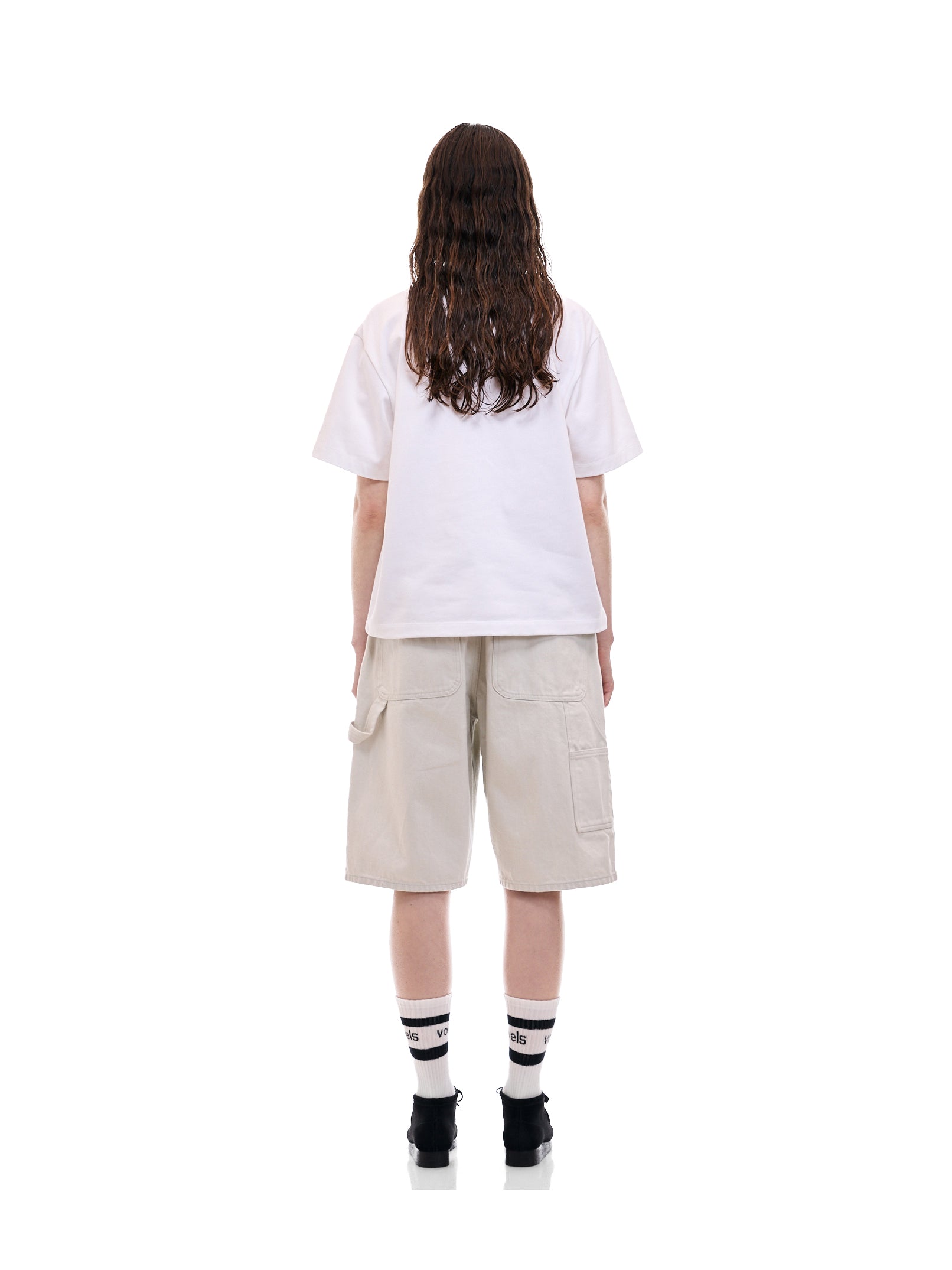 vowels | Denim Painter Shorts