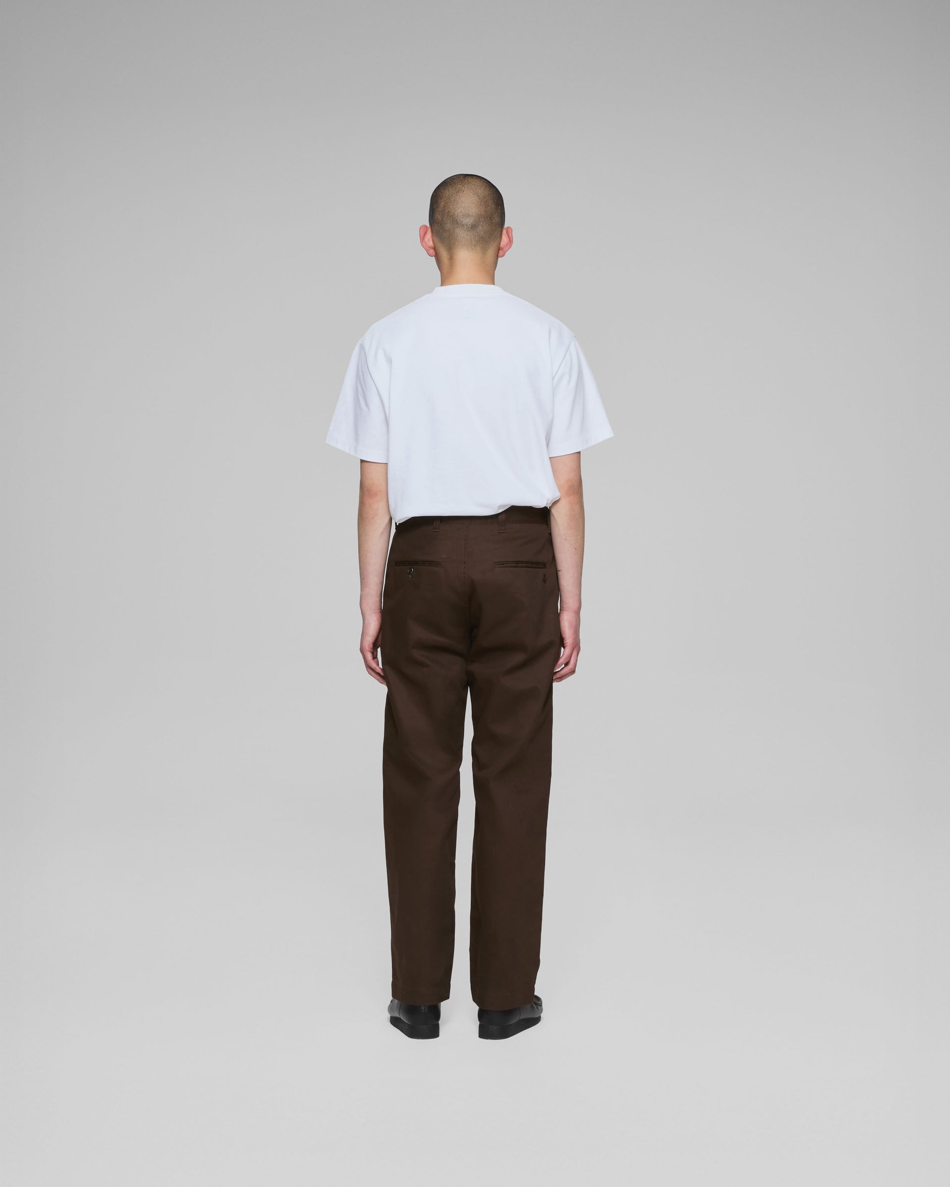 argue アギュー　cotton twill backer mov pants CALLA tapered canvas pant - Brown Sugar – KnowledgeCotton