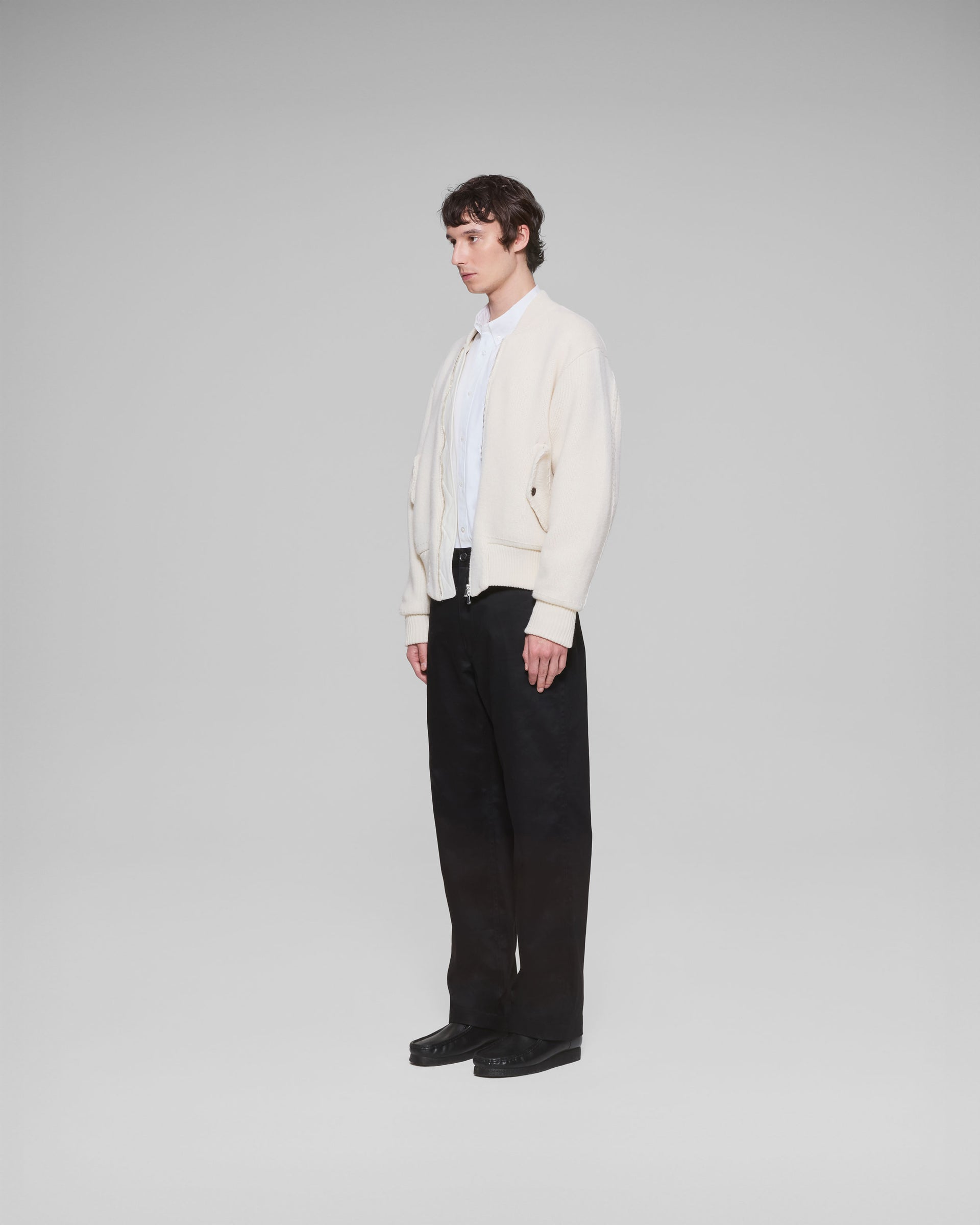 vowels AW24 Handstitch Knitted Bomber 新品 vowels | Handstitch Knitted Bomber