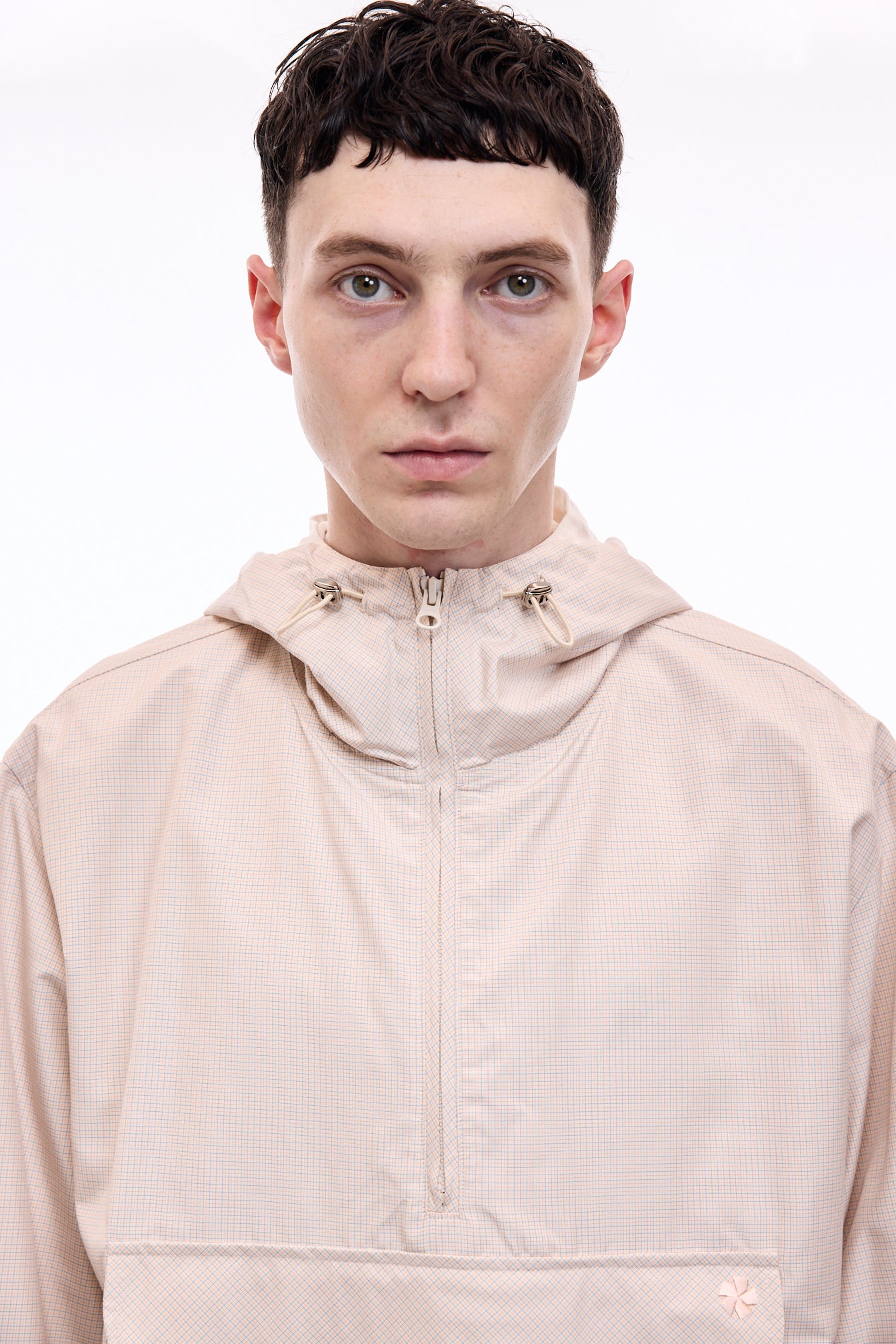 vowels | Silk Checkered Anorak