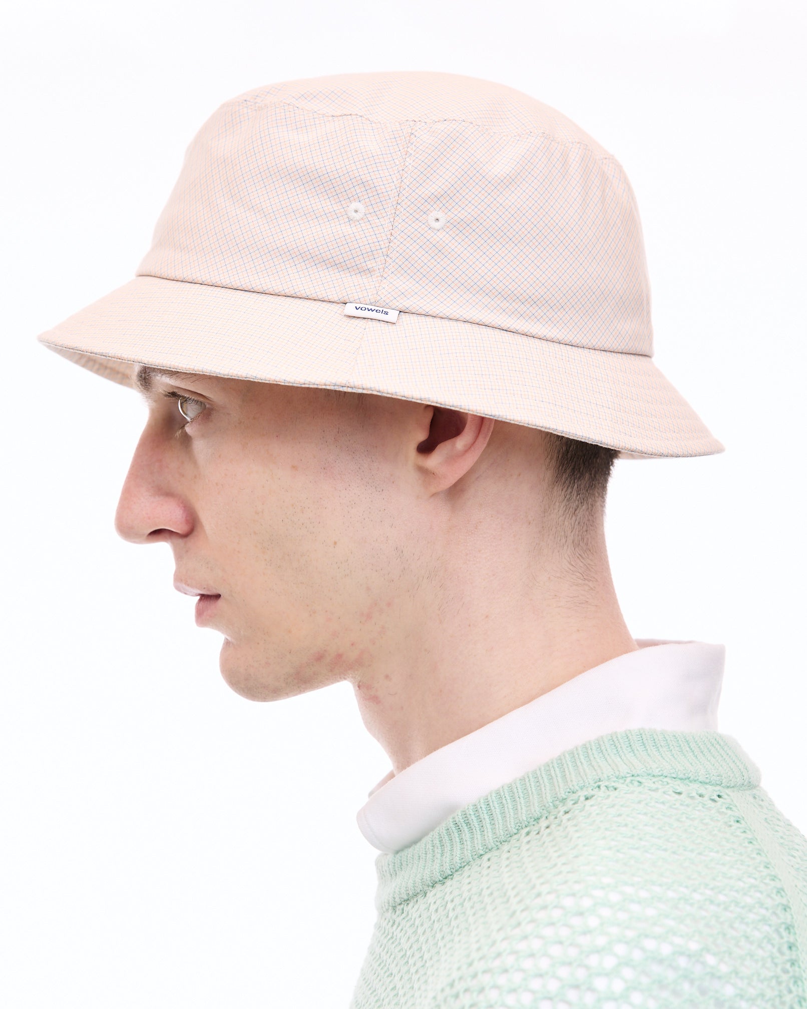 $320 TRICOT CHIC Solid Silk Bucket Hat. MADE IN ITALY*US XL holiday-bucket-black-canvas-1-  main image 2