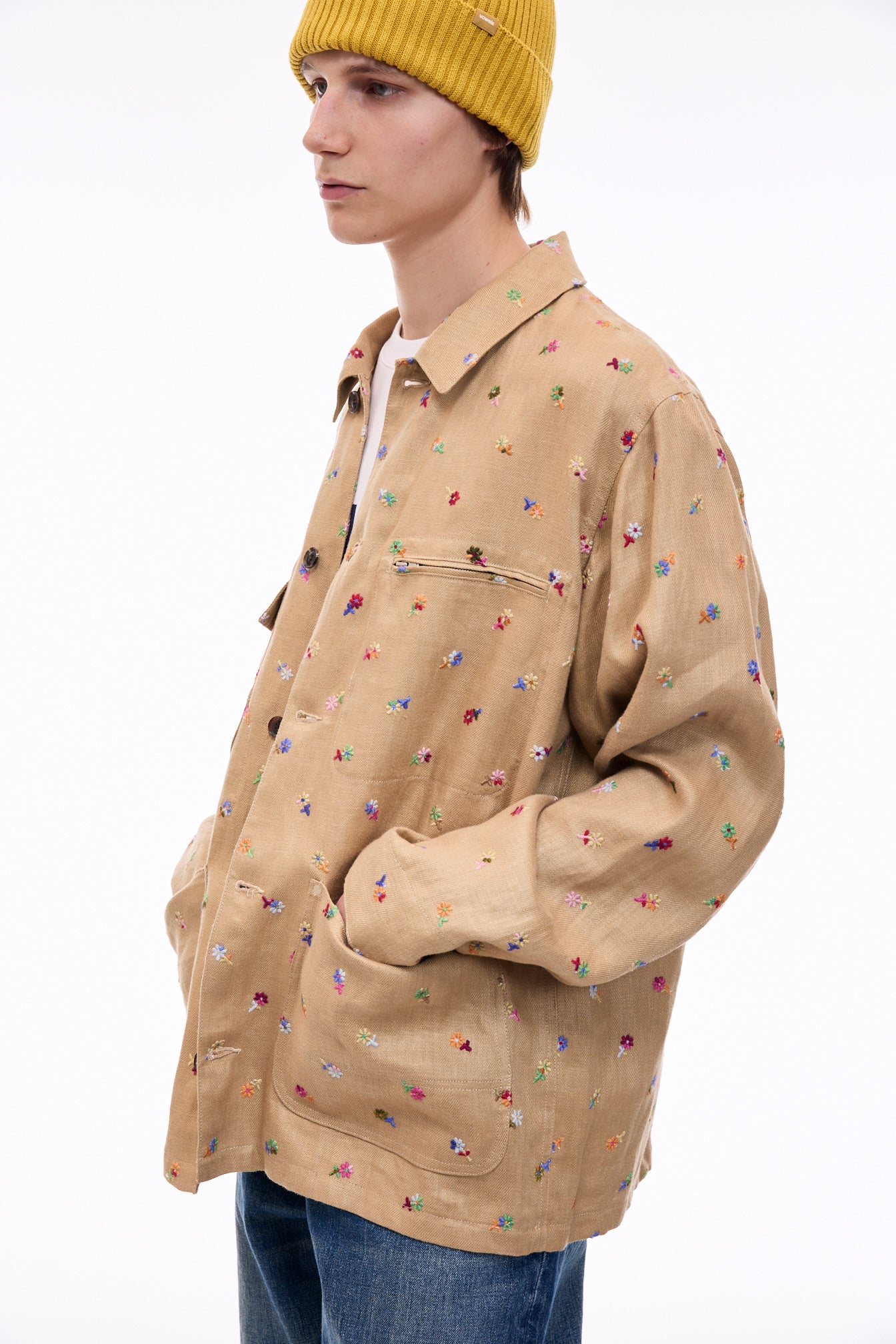 ジャケット・アウター RAYON LINEN CHORE JACKET LIDNM（リドム）の「RAYON LINEN CHORE JACKET（その他アウター