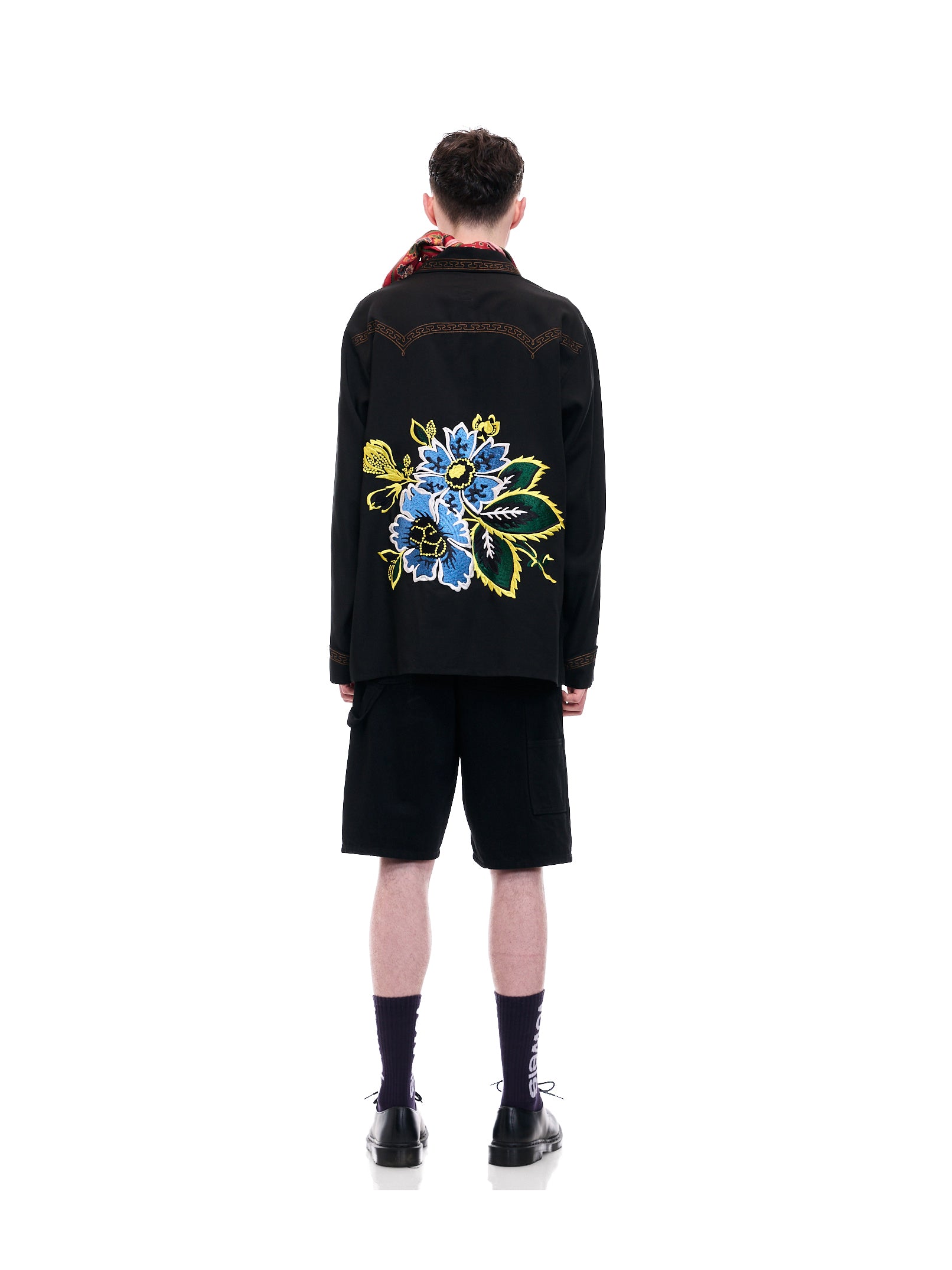 ジャケット・アウター MEDI VINTAGE FLOWER EMBROIDERY SHIRT ジャケット・アウター MEDI VINTAGE FLOWER EMBROIDERY SHIRT